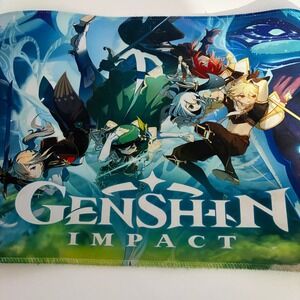 Genshin Impact Gaming Mouse Pad Extended Desk Mat Aether Venti Paimon Diluc Jean